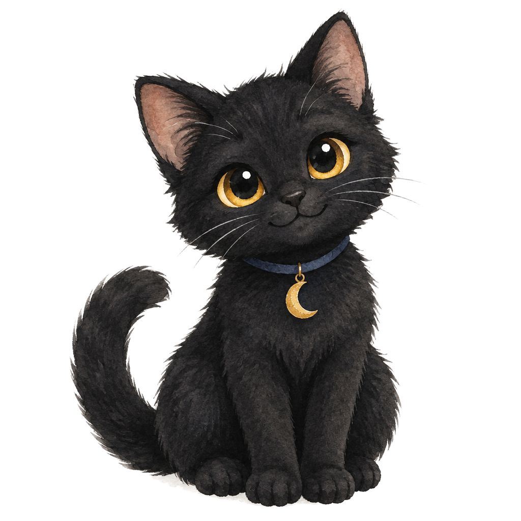 Lunita, la gatita negra